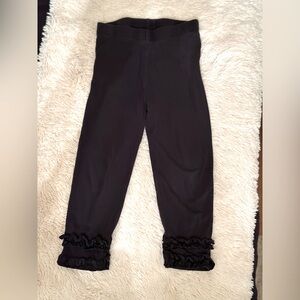 Ruffle Butts Girl’s 2T/3T Black Ruffled Pants